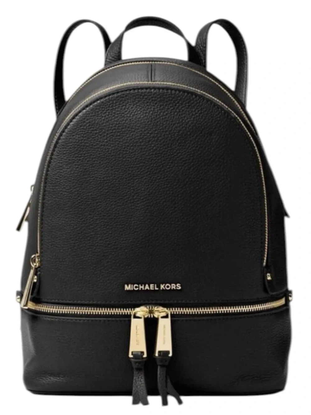 MICHAEL KORS Rhea Pebble Leather Backpack Medium